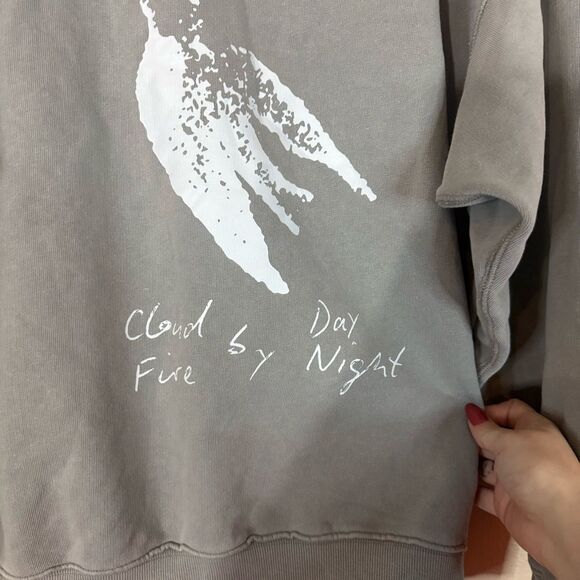 Elwood grey & white kingdom movement crewneck medium - Picture 5 of 7